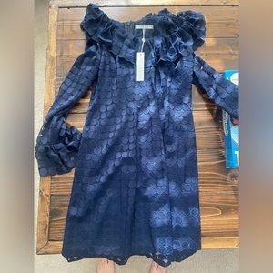 Trina Turk- never worn beautiful navy dress (size 8) NWT